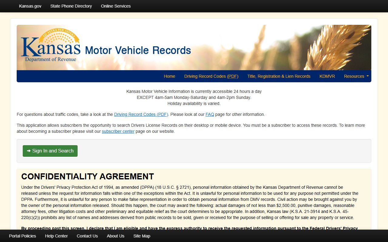 Stevens County court records Kansas motor vehicle records source