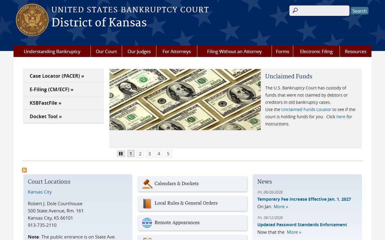 Stevens County district court federal bankruptcy court context