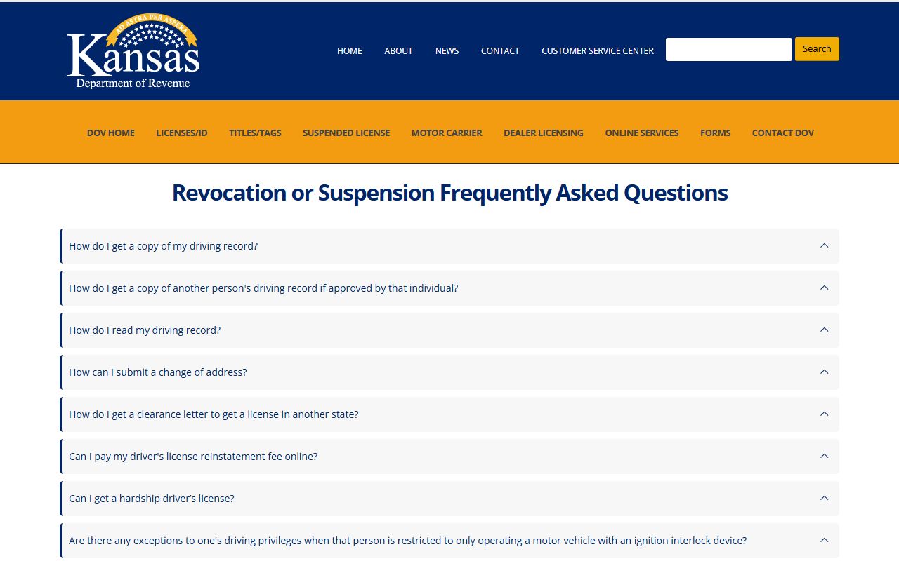Stevens County traffic court records KDOR Driver Solutions FAQ